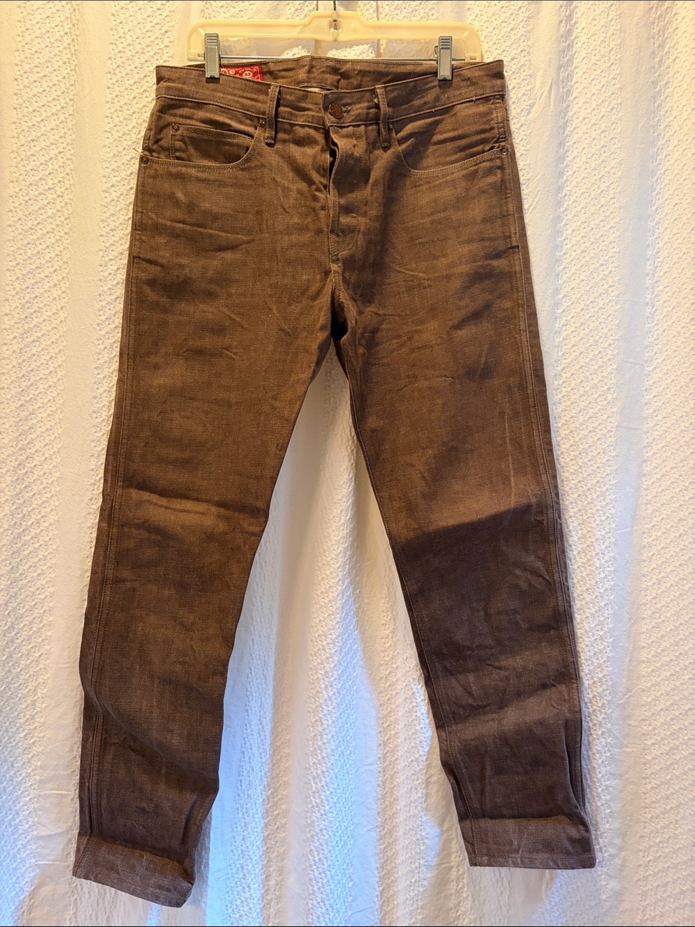 Freenote Cloth Rios 92 brown denim size 32 button fly